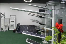 Solar street light showroom